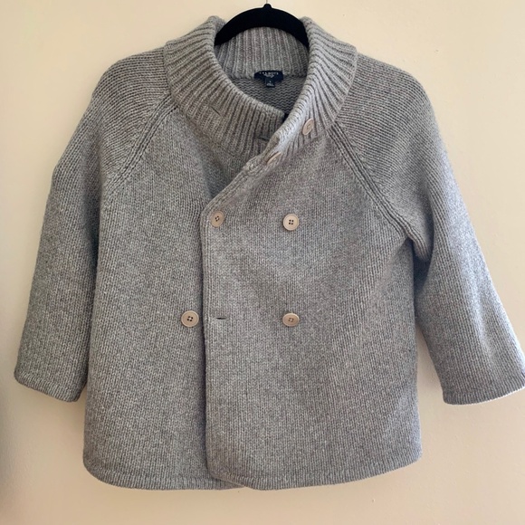 Talbots Sweaters - Talbots NWOT Gray Oversized Poncho Sweater